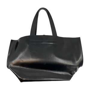 Jack Georges Black Leather Tote | Stylish Everyday Bag